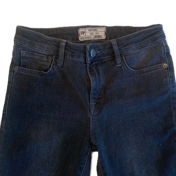 Free People Black Skinny Jeans Size 25 - Picture 4 of 8